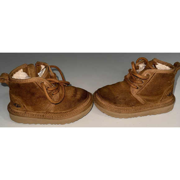 UGG Kids 9C Boots Neumel II Zip Up Cool Weather Cozy Comfy Outdoor Warm Soft - Picture 4 of 10